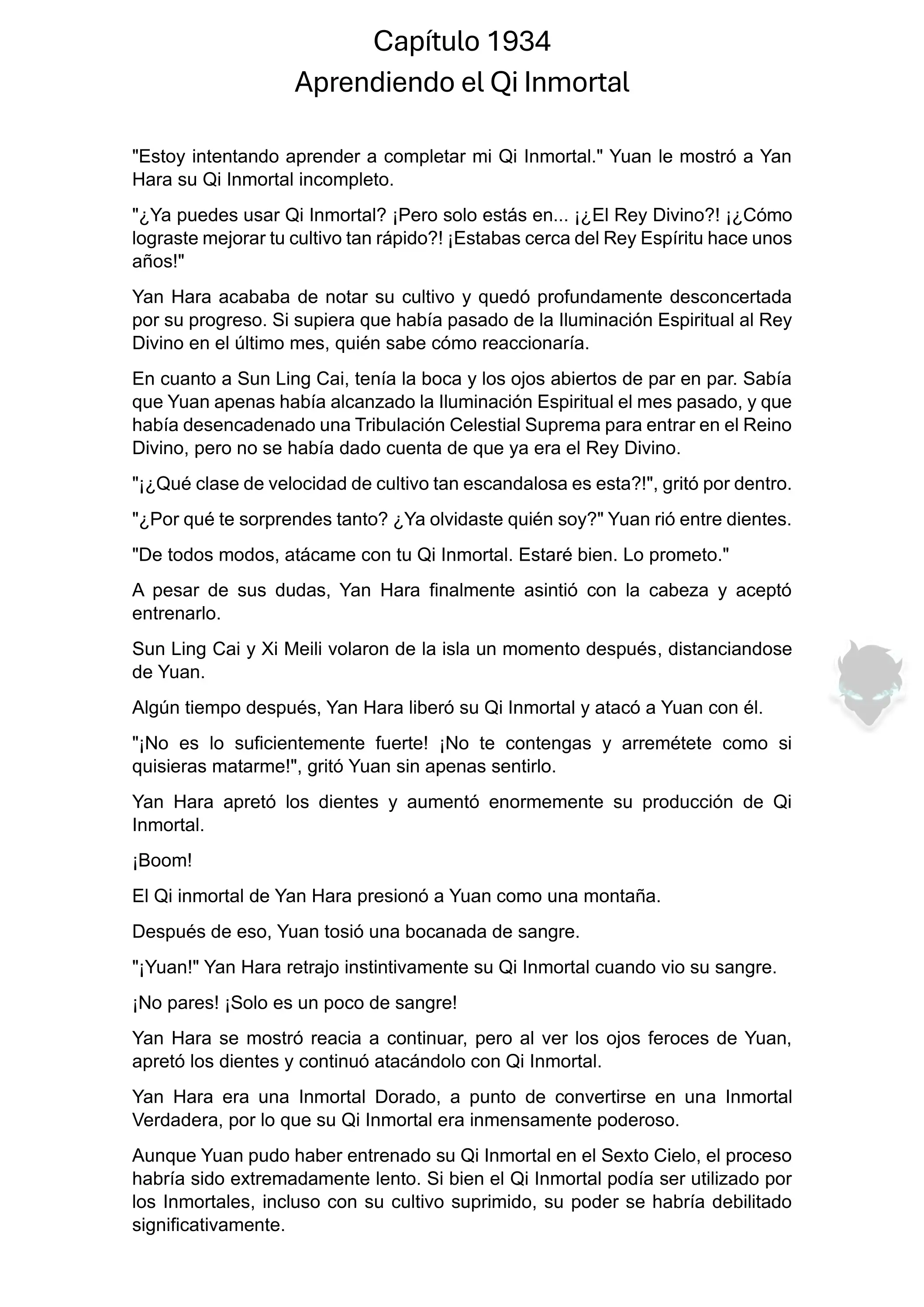 Cultivation Online Capitulo 1934 page 1