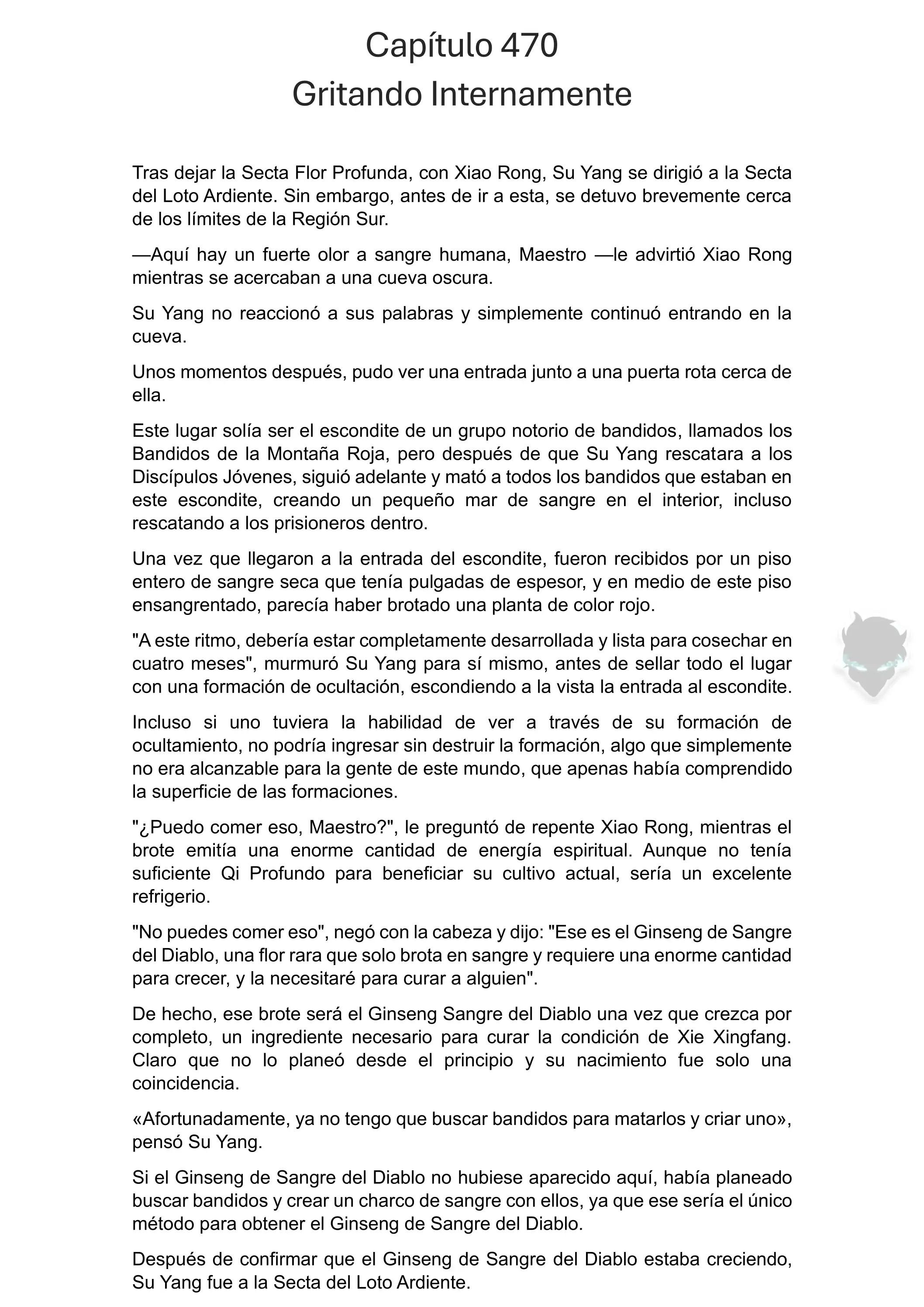 Dual Cultivation Capitulo 470 page 1
