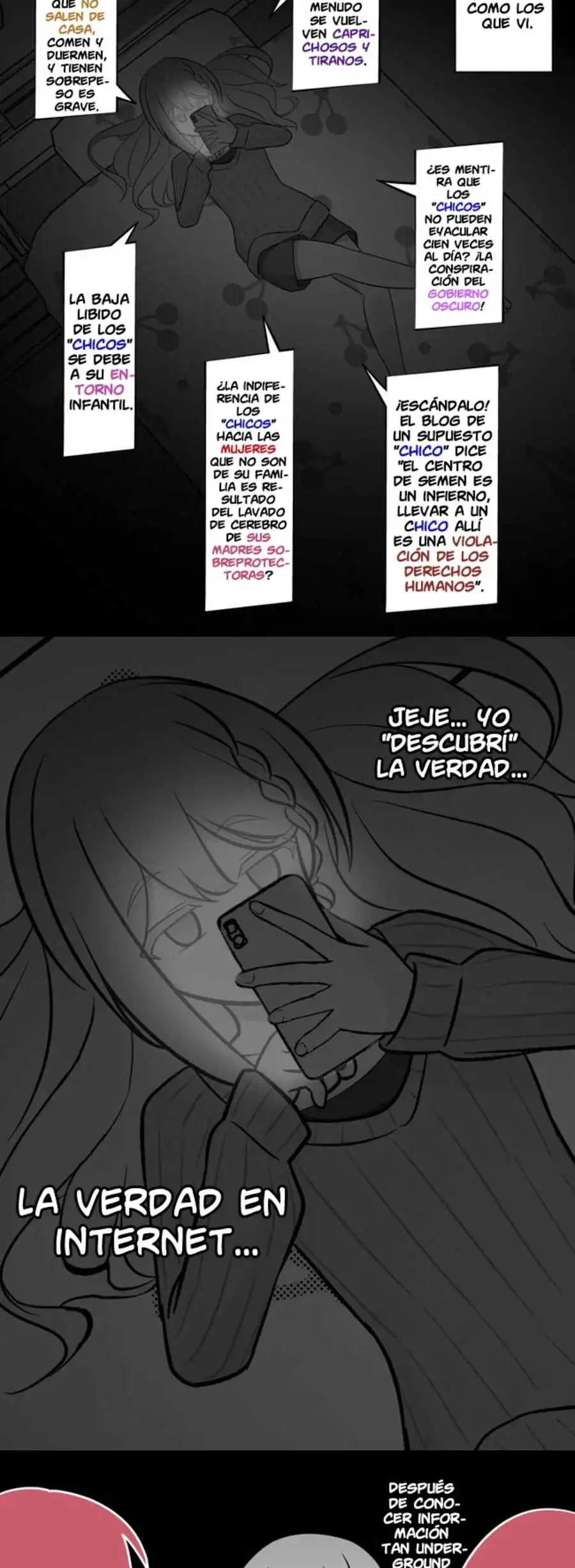 El mundo paralelo con una relación de hombres y mujeres de 1:39 resulta ser inesperadamente normal. Capitulo 135 page 3