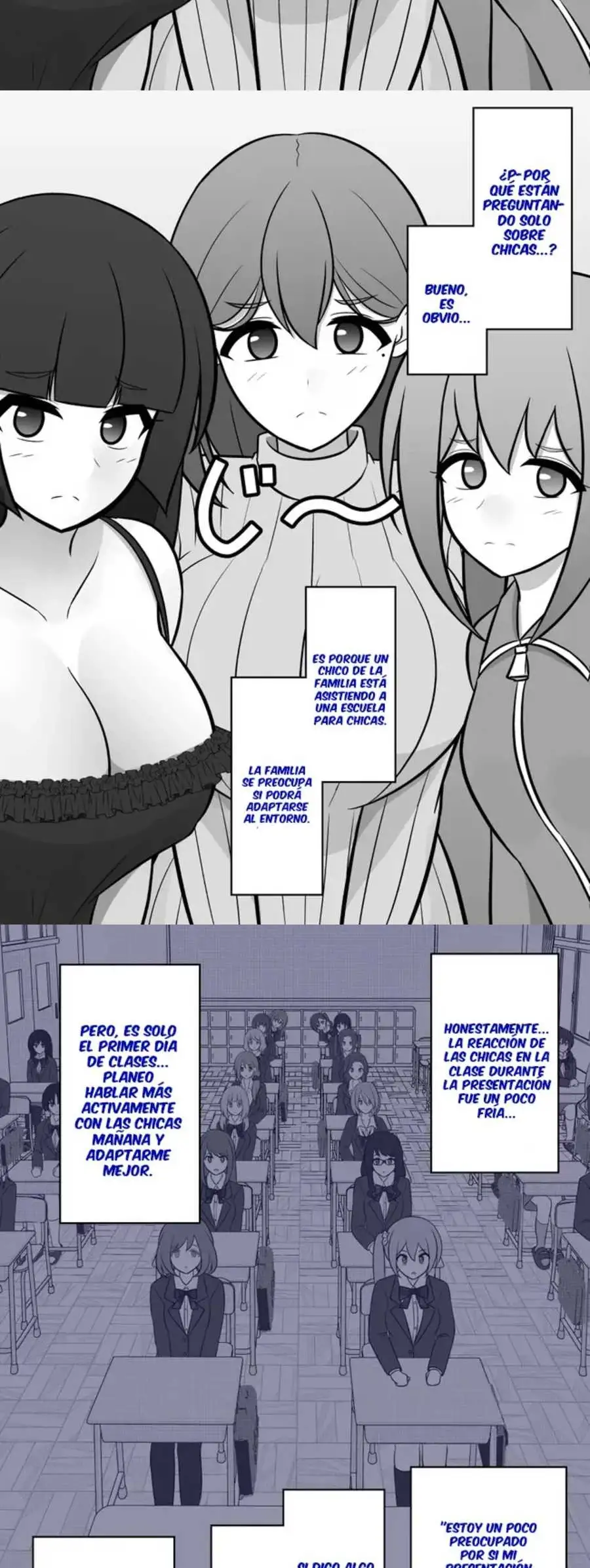 El mundo paralelo con una relación de hombres y mujeres de 1:39 resulta ser inesperadamente normal. Capitulo 79 page 1