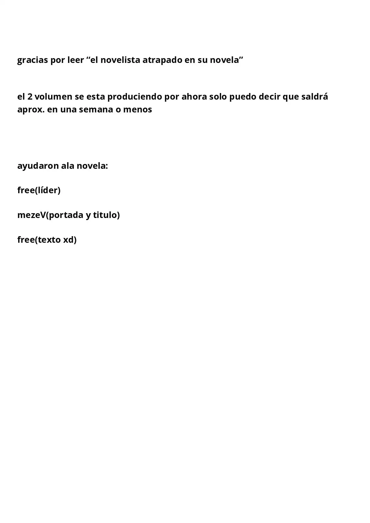 el novelista atrapado en su novela Capitulo 30 page 6