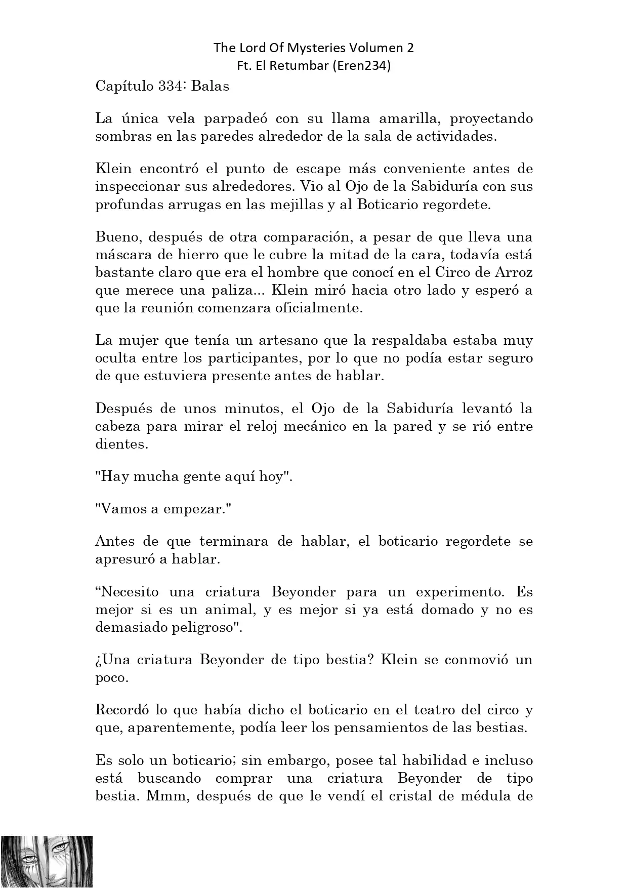 El Señor de los Misterios Capitulo 334 page 0