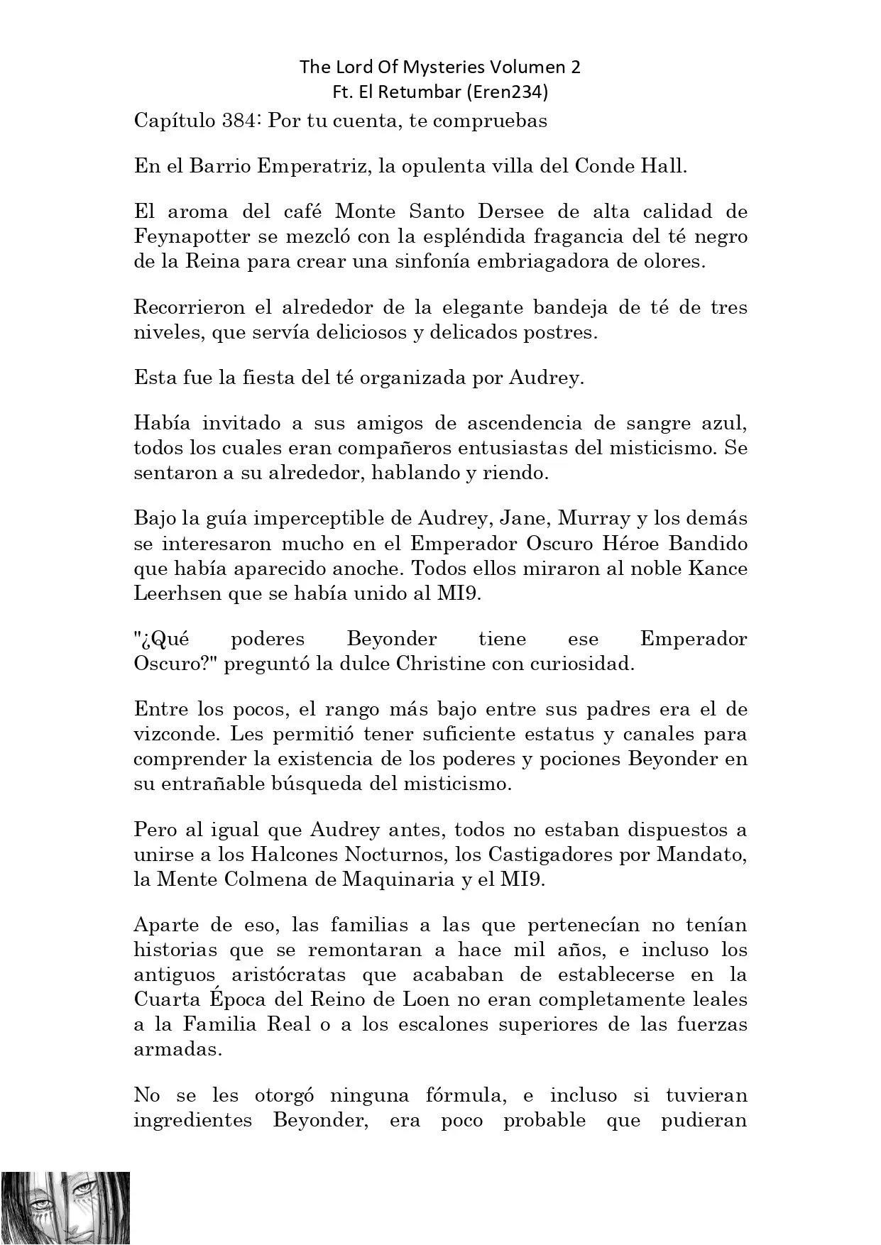 El Señor de los Misterios Capitulo 384 page 0