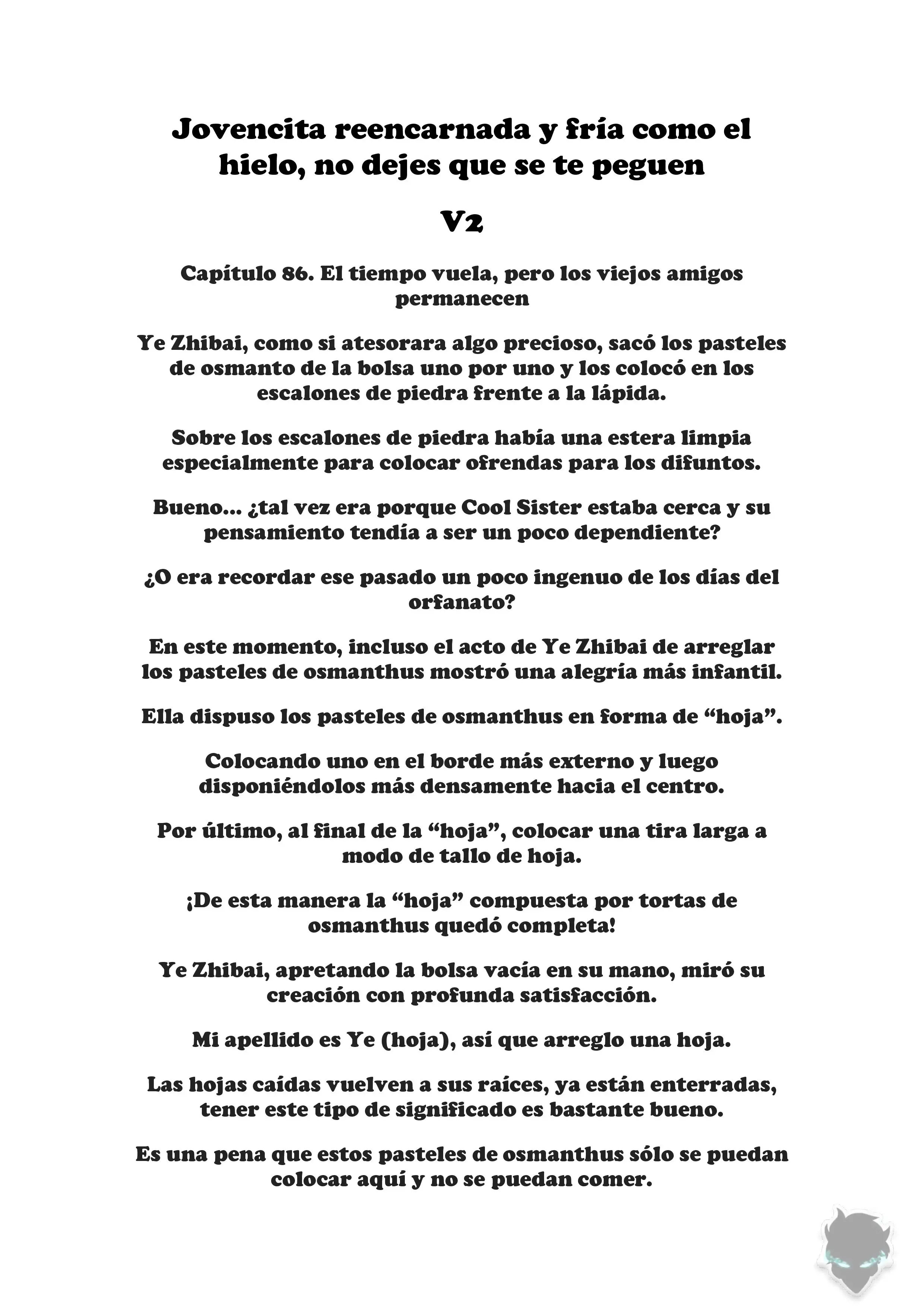Jovencita reencarnada y fría como el hielo, no dejes que se te peguen Capitulo 86 page 0
