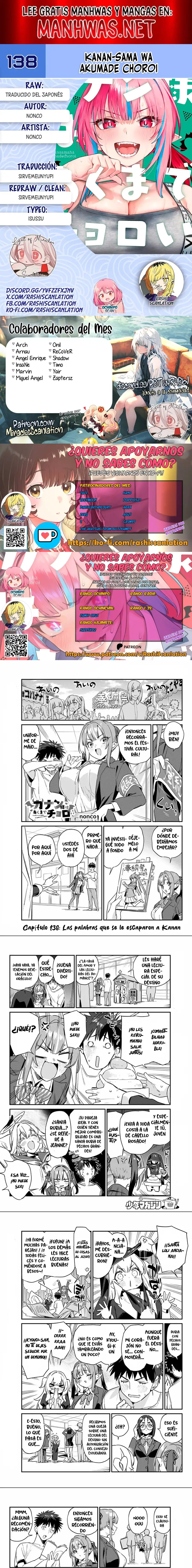 Kanan-sama Might be Easy Capitulo 138 page 0