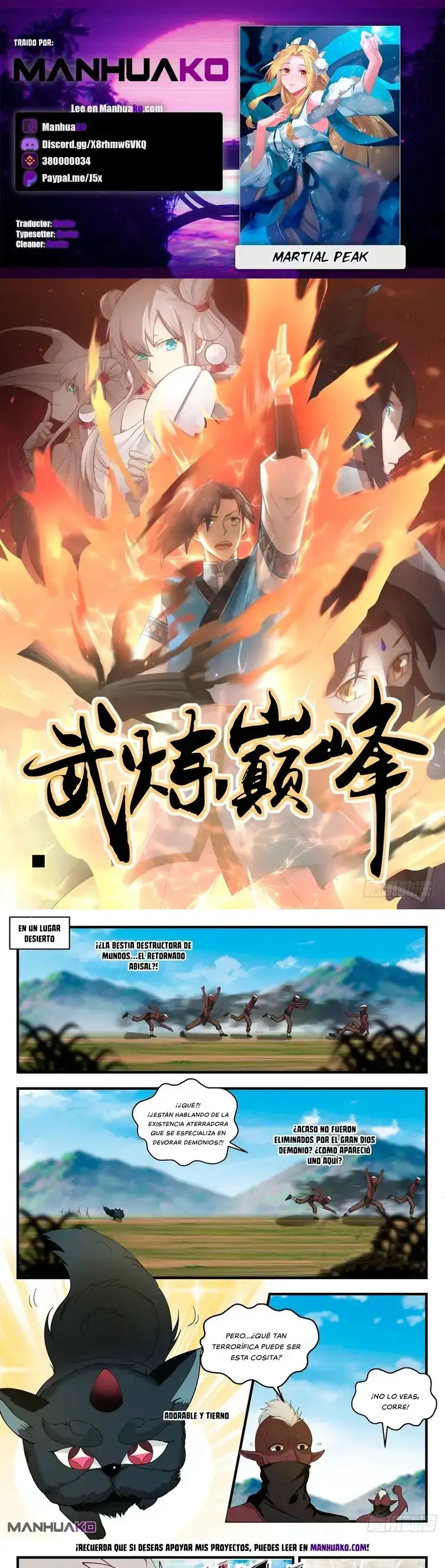 Martial Peak Capitulo 2102 page 0