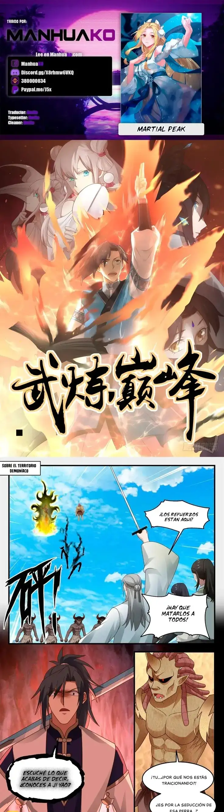 Martial Peak Capitulo 2462 page 0