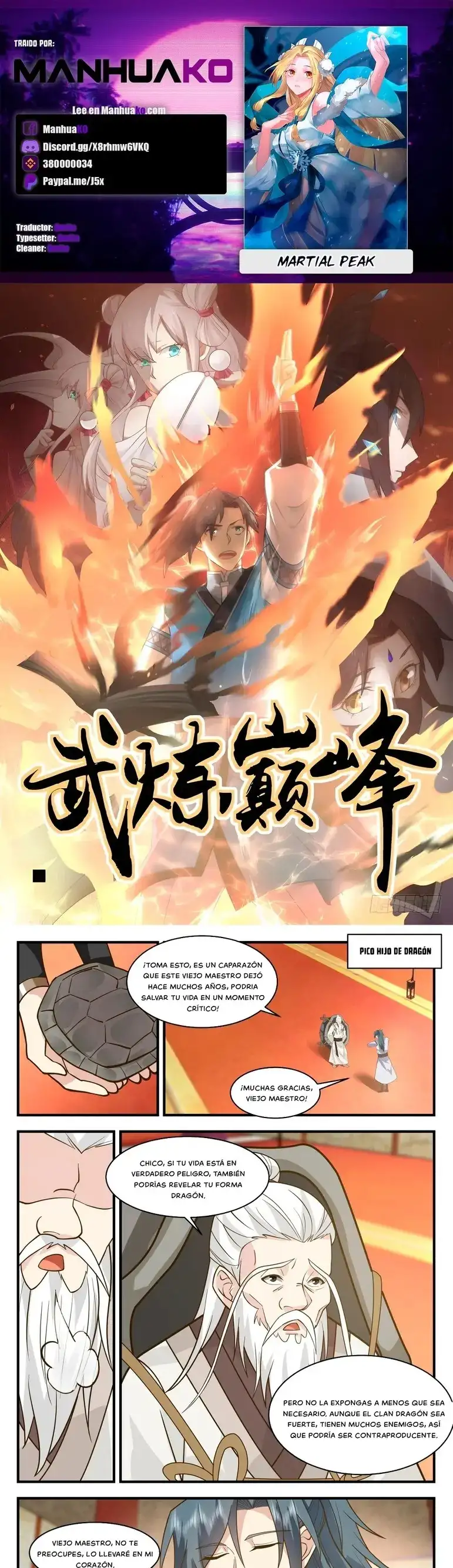 Martial Peak Capitulo 2776 page 0