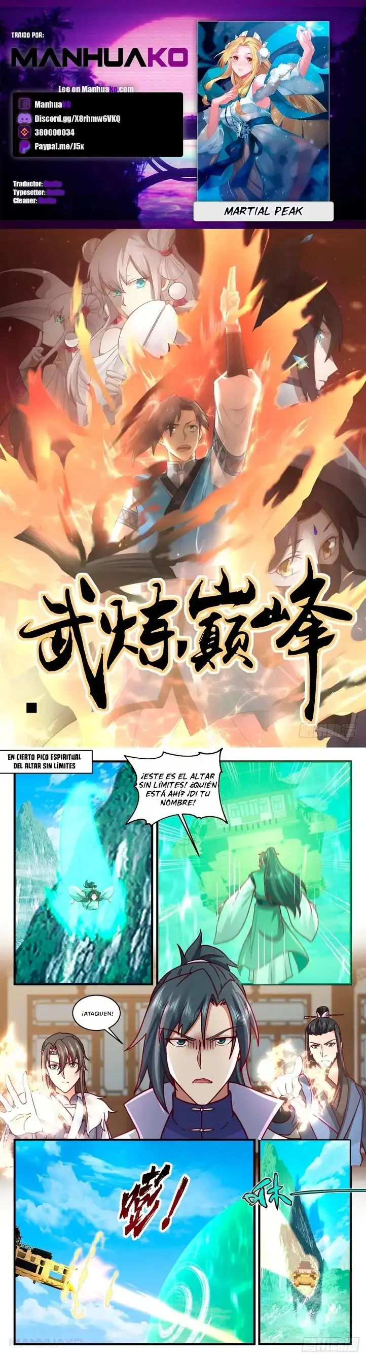 Martial Peak Capitulo 2800 page 0