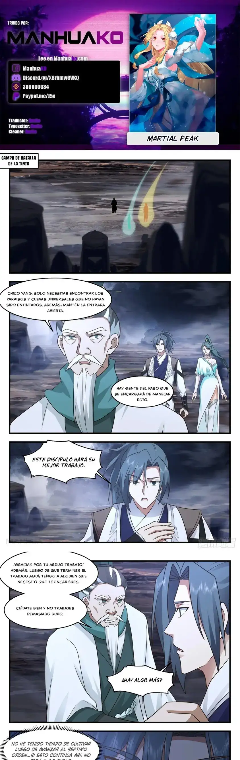 Martial Peak Capitulo 3070 page 0