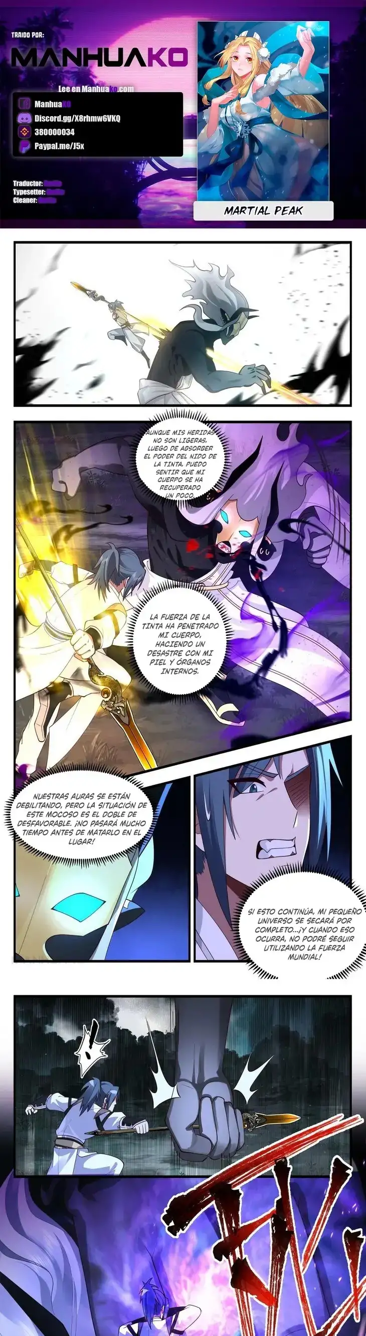 Martial Peak Capitulo 3087 page 0