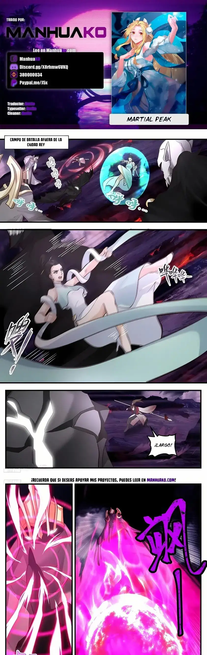 Martial Peak Capitulo 3182 page 0