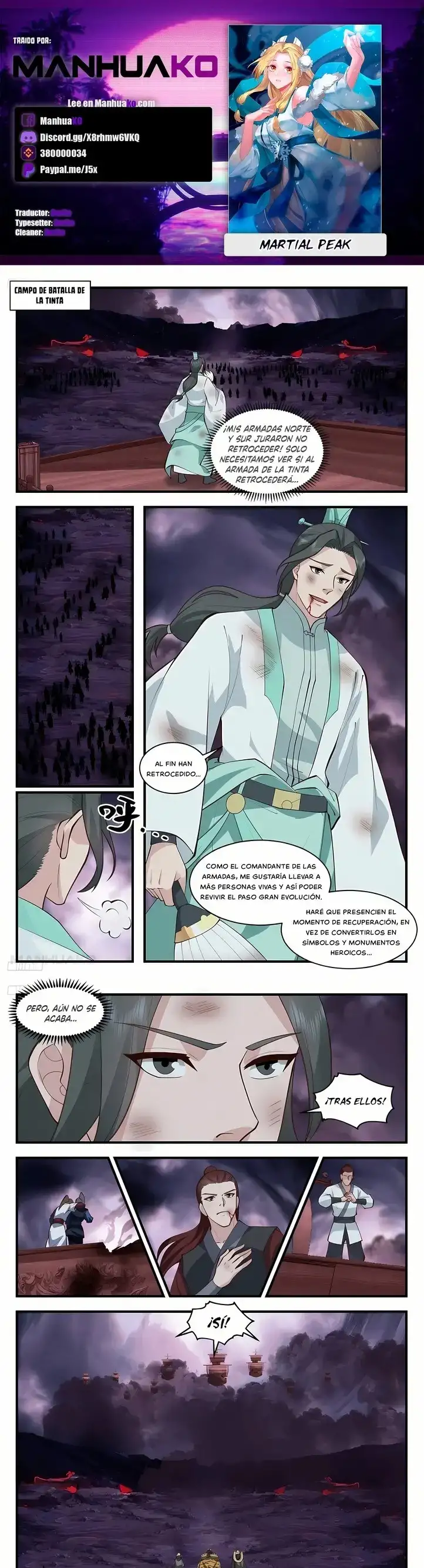 Martial Peak Capitulo 3192 page 0