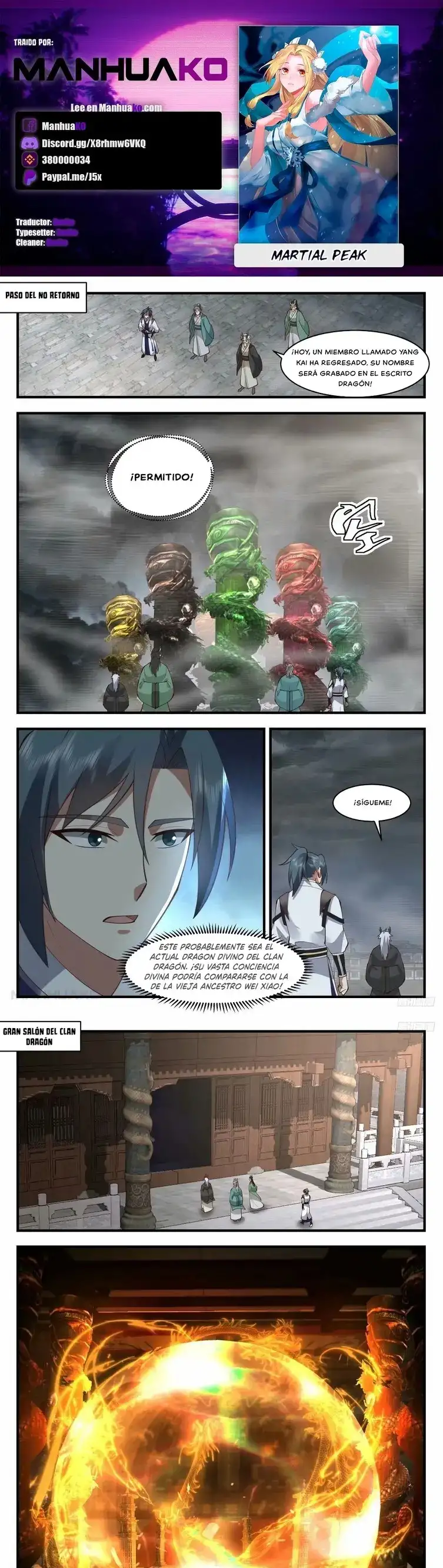 Martial Peak Capitulo 3230 page 0