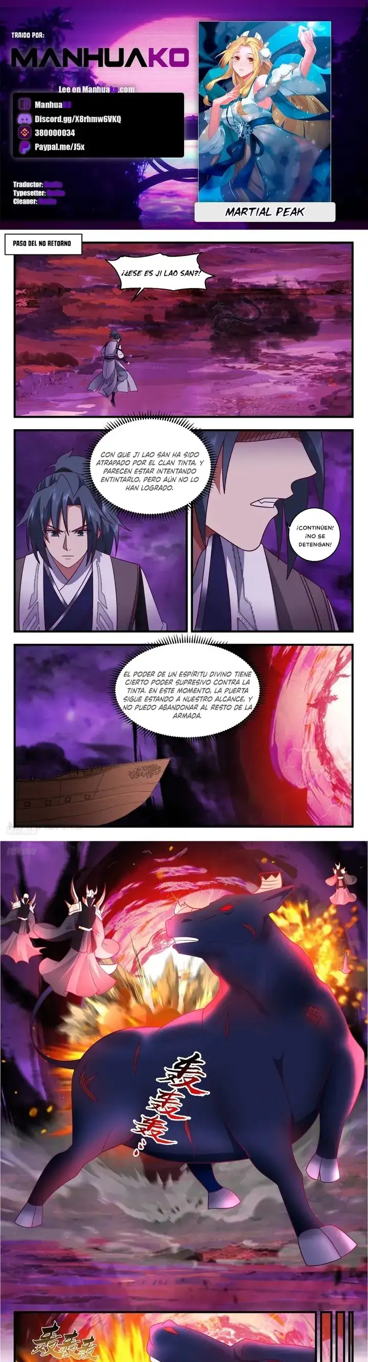Martial Peak Capitulo 3306 page 0