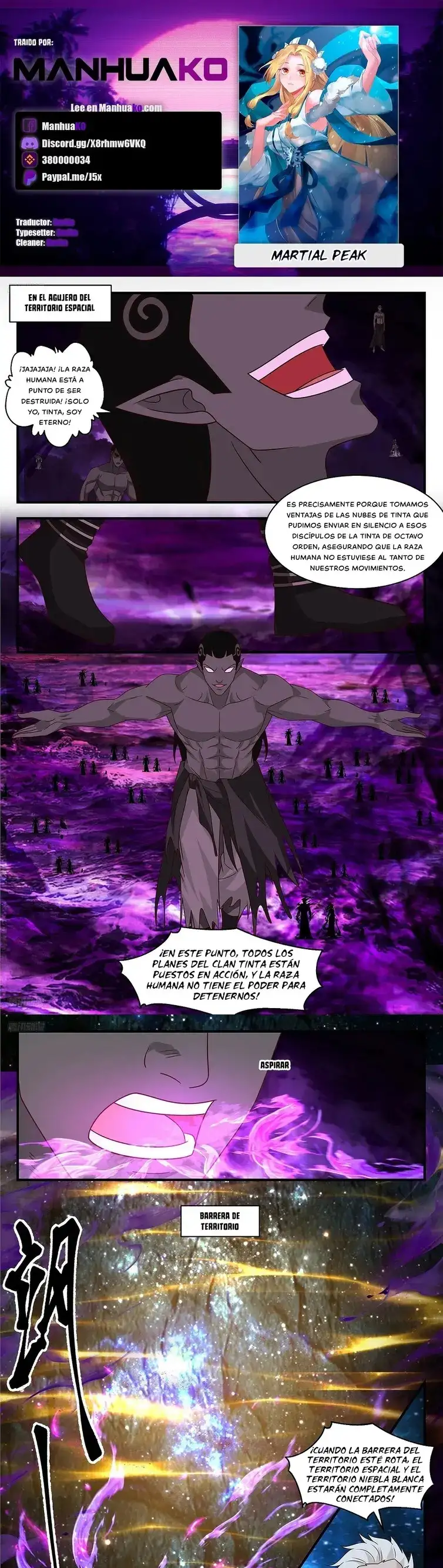 Martial Peak Capitulo 3324 page 0