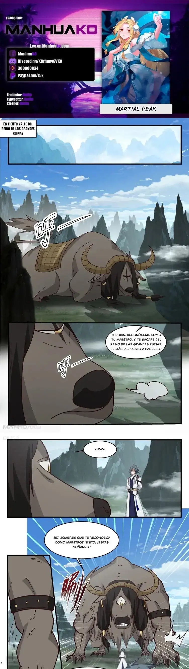 Martial Peak Capitulo 3338 page 0
