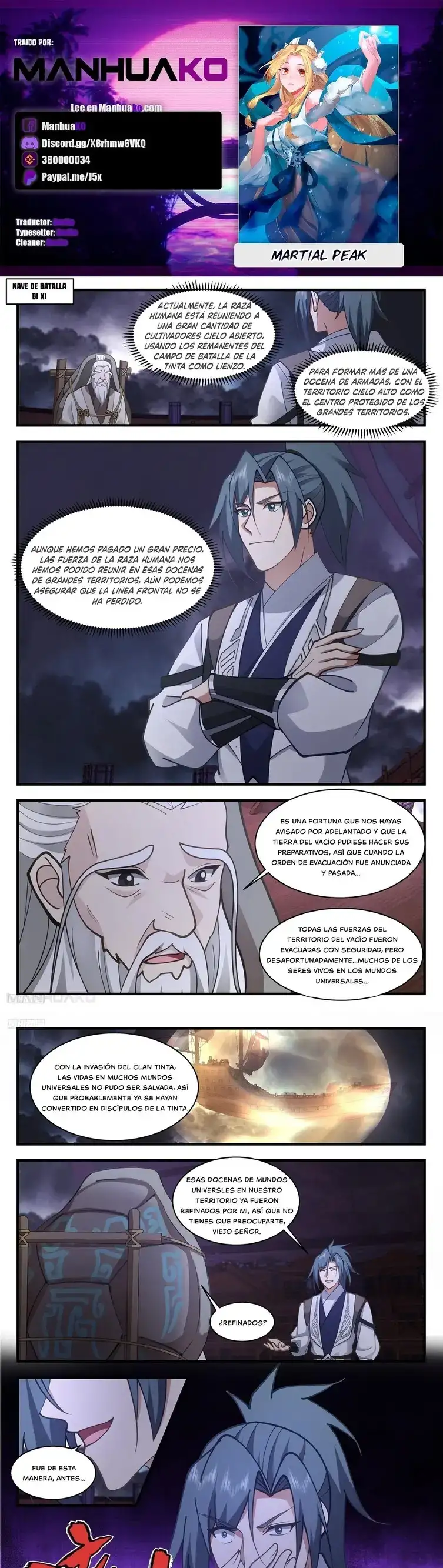 Martial Peak Capitulo 3351 page 0