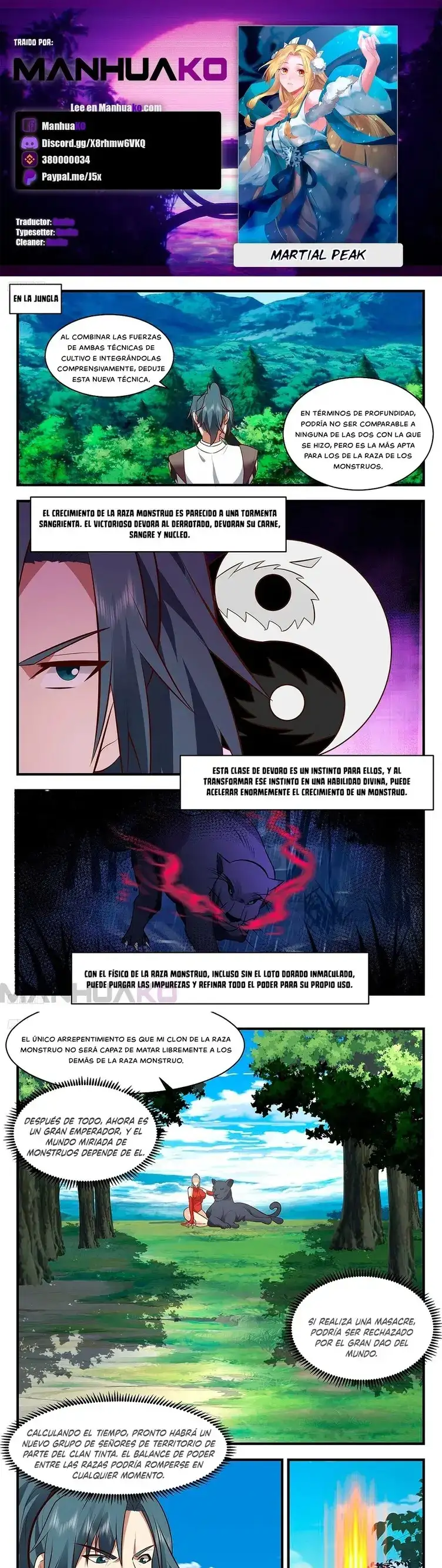 Martial Peak Capitulo 3418 page 0