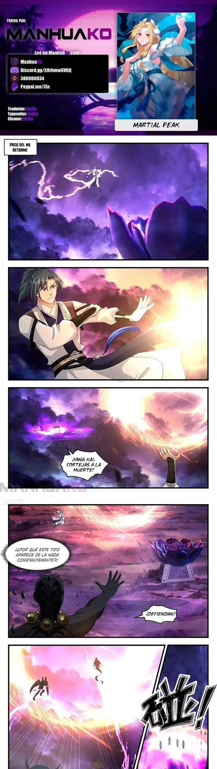 Martial Peak Capitulo 3444 page 0