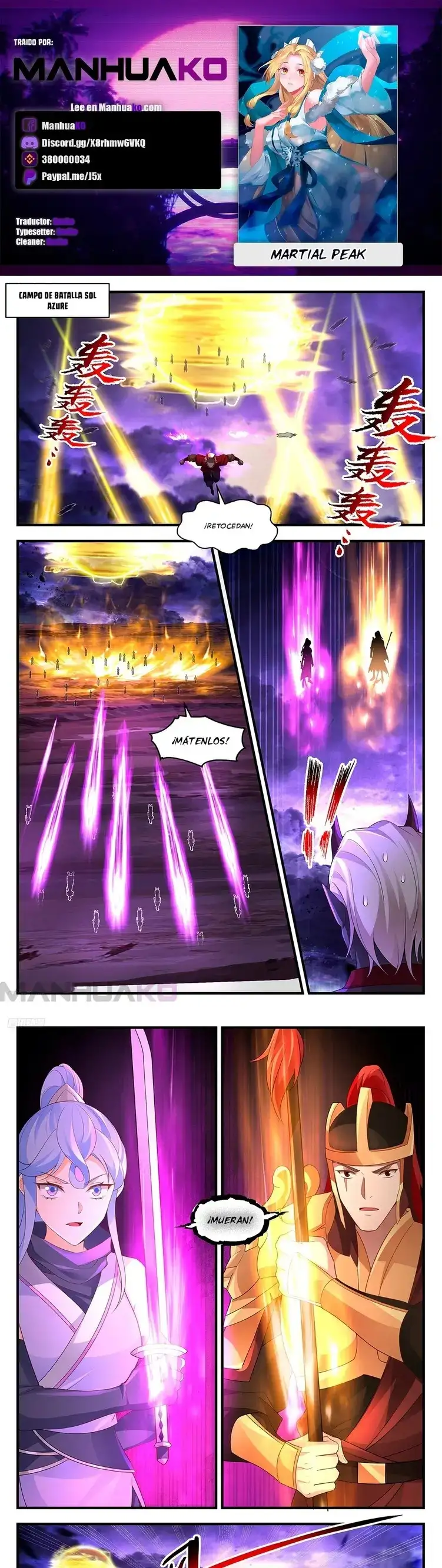 Martial Peak Capitulo 3608 page 0