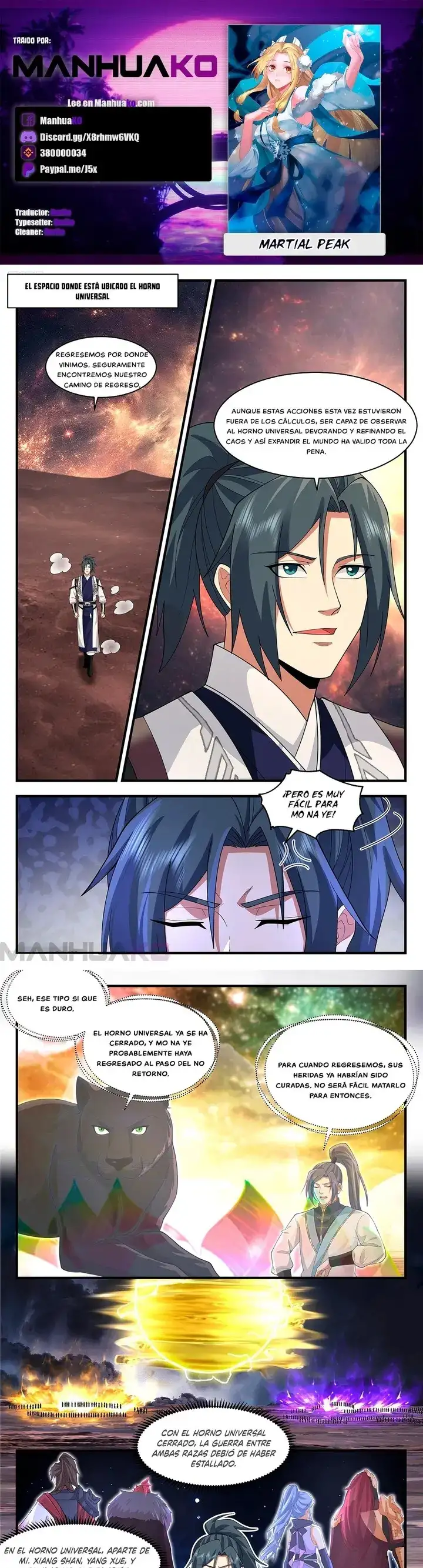 Martial Peak Capitulo 3611 page 0