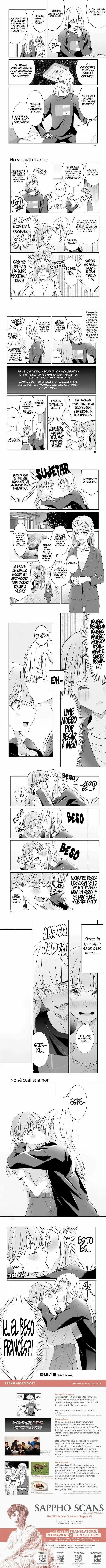 No se cual es amor Capitulo 15 page 1