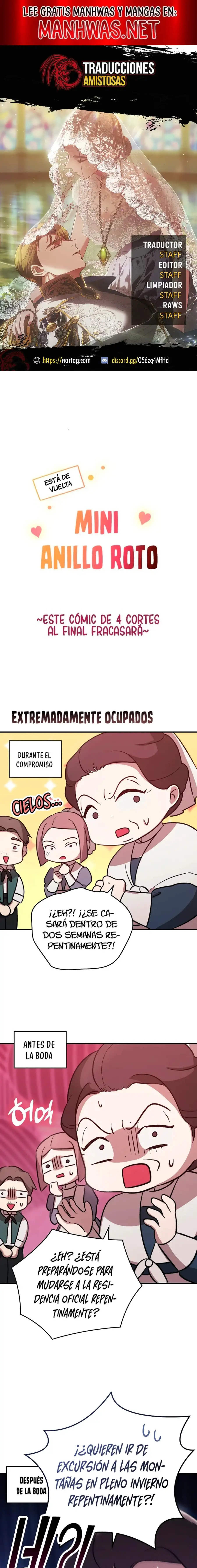The Broken Ring: This Marriage Will Fail Anyway Capitulo 85.2 page 0