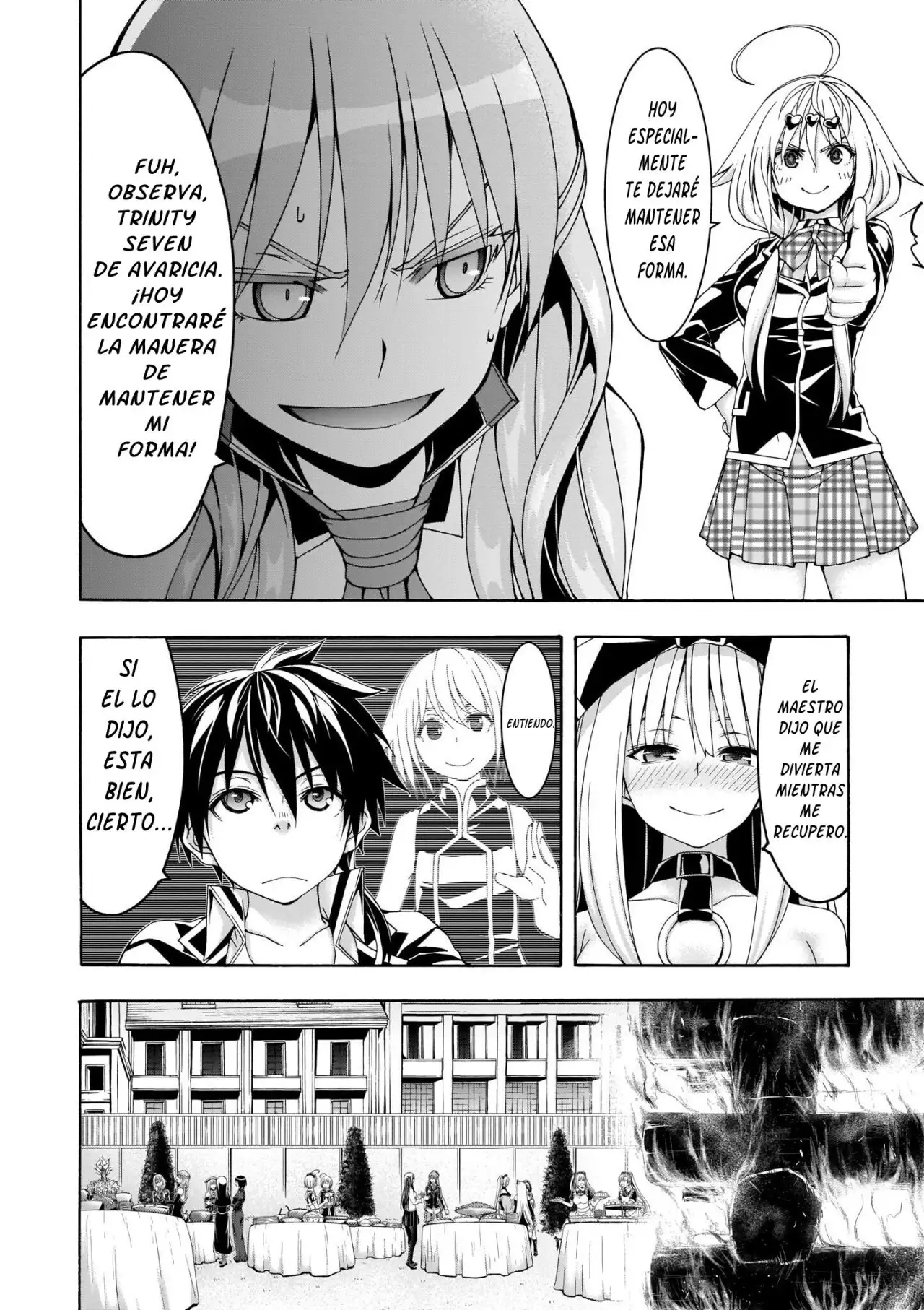 Trinity Seven: 7-Nin no Mahoutsukai Capitulo 100 page 17