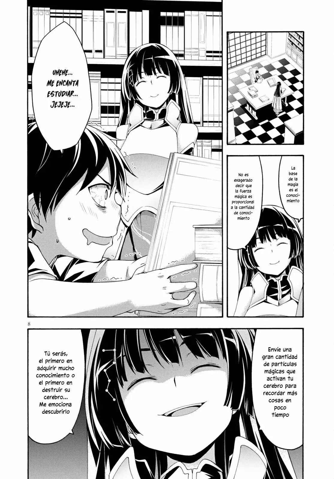 Trinity Seven: 7-Nin no Mahoutsukai Capitulo 127 page 8