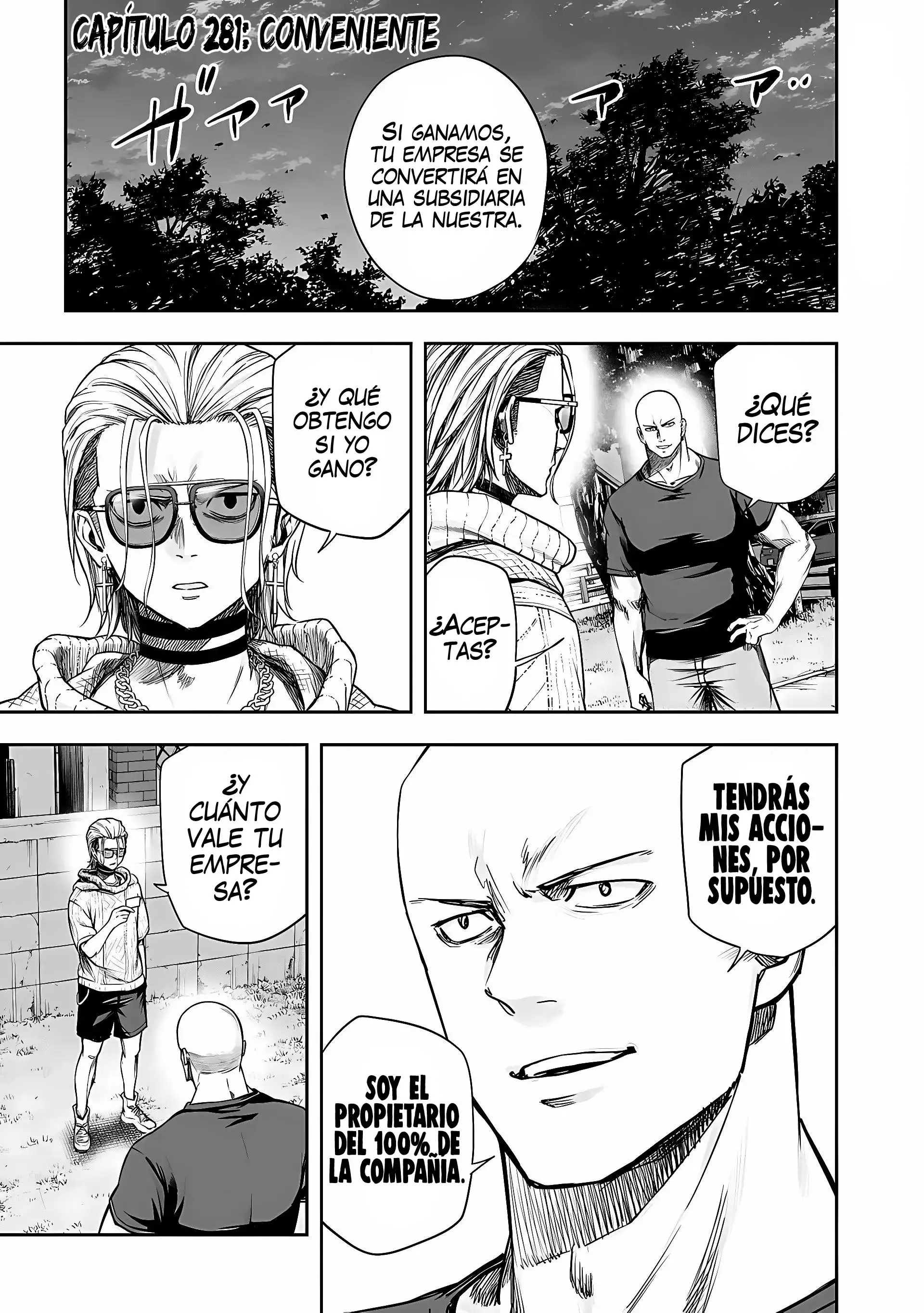 TSUYOSHI: Aquel contra quien nadie puede ganar Capitulo 281 page 1