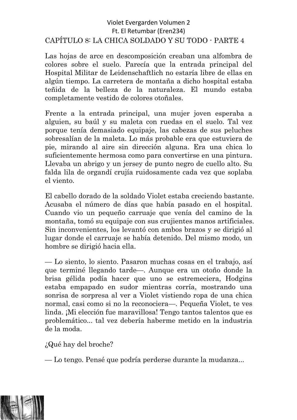 Violet Evergarden Capitulo 8.3 page 0
