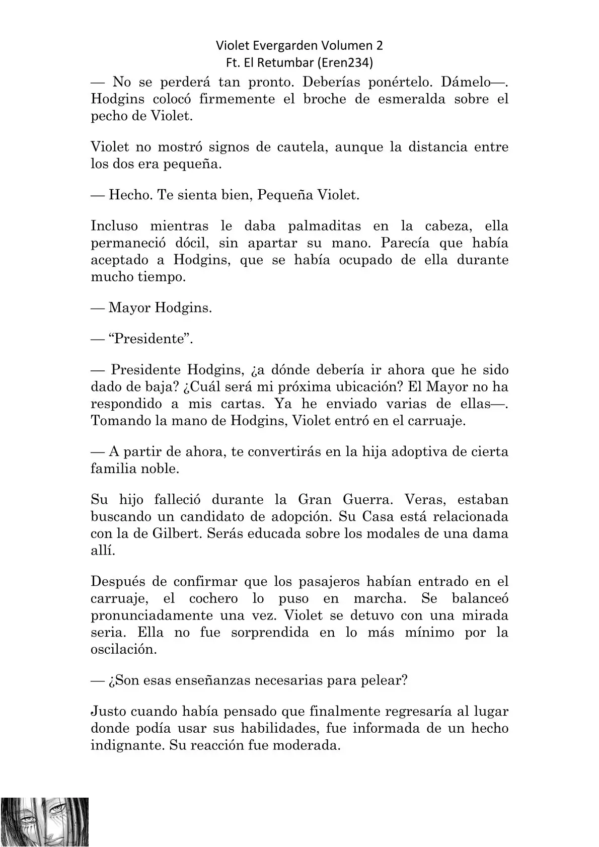 Violet Evergarden Capitulo 8.3 page 1