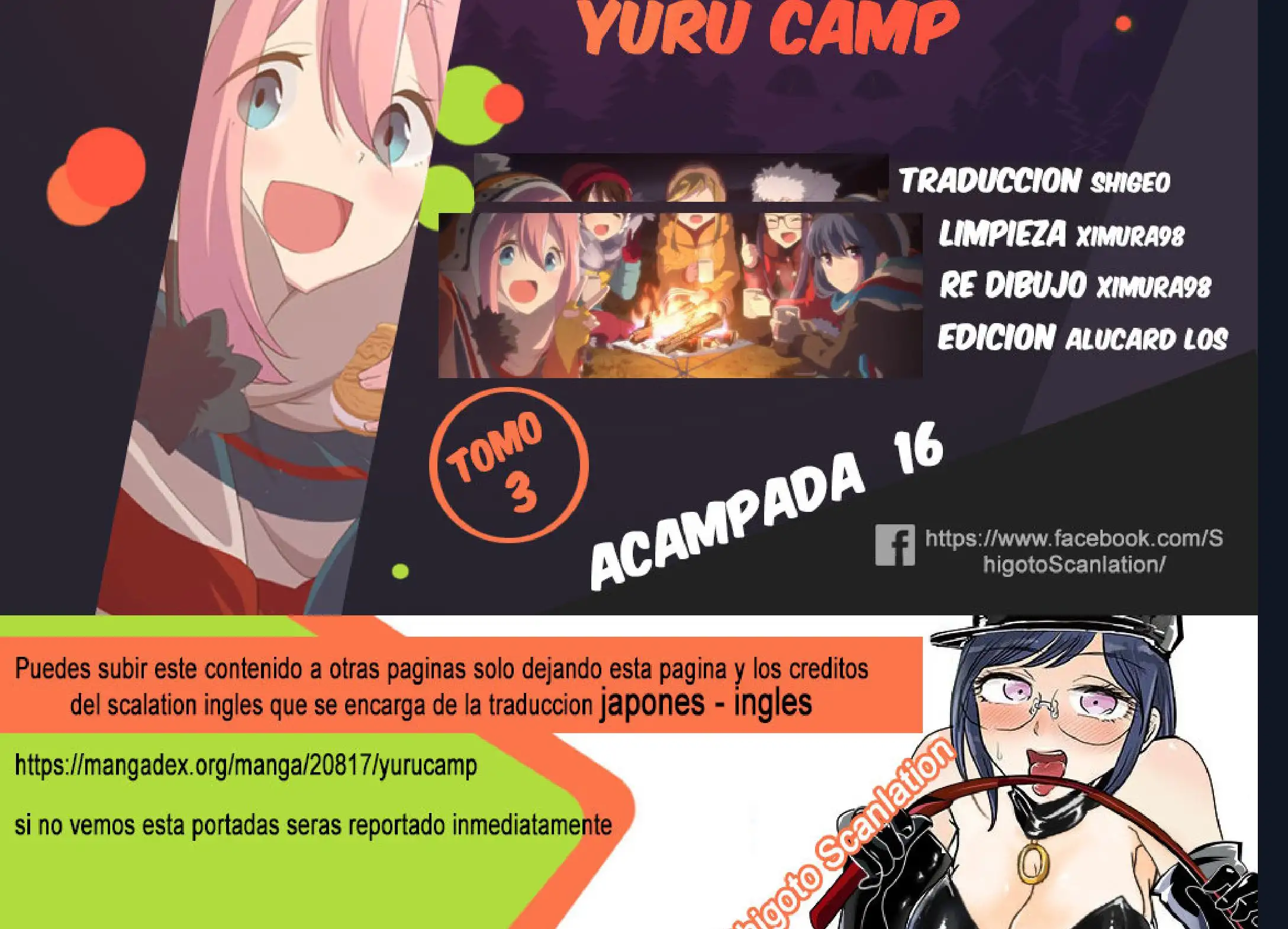 Yuru camp Capitulo 16 page 0