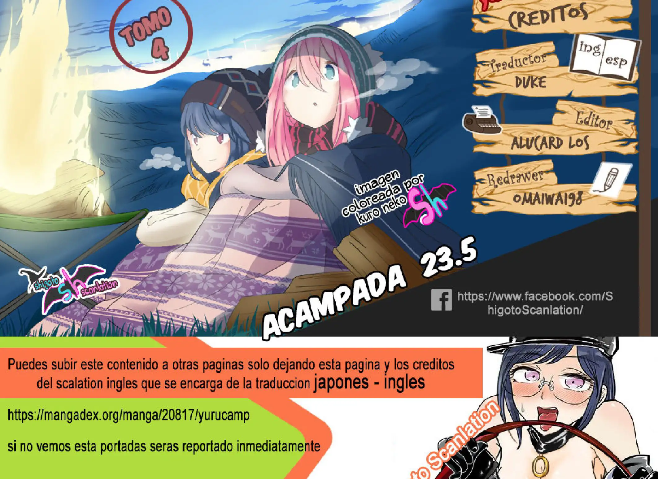 Yuru camp Capitulo 23.5 page 32