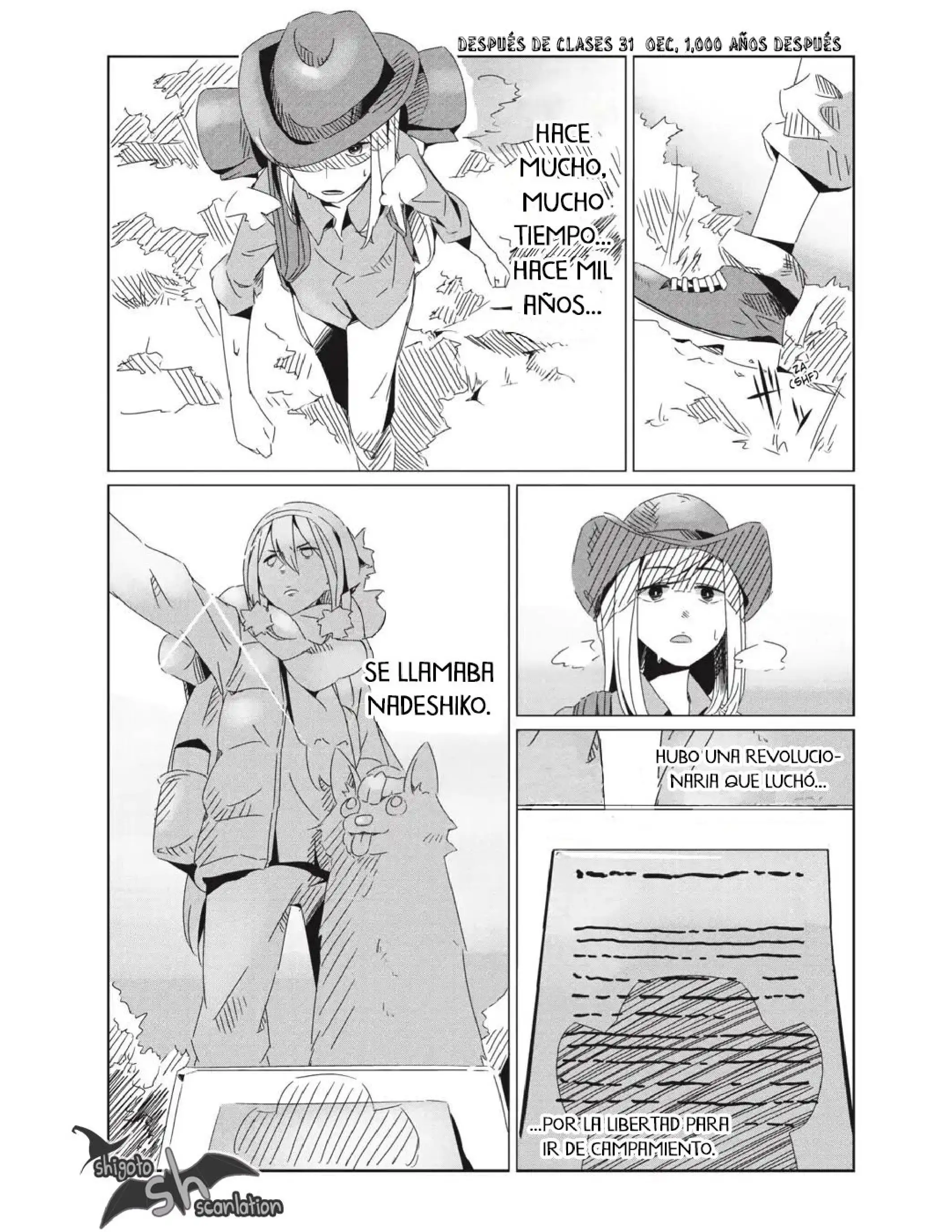 Yuru camp Capitulo 28.5 page 8