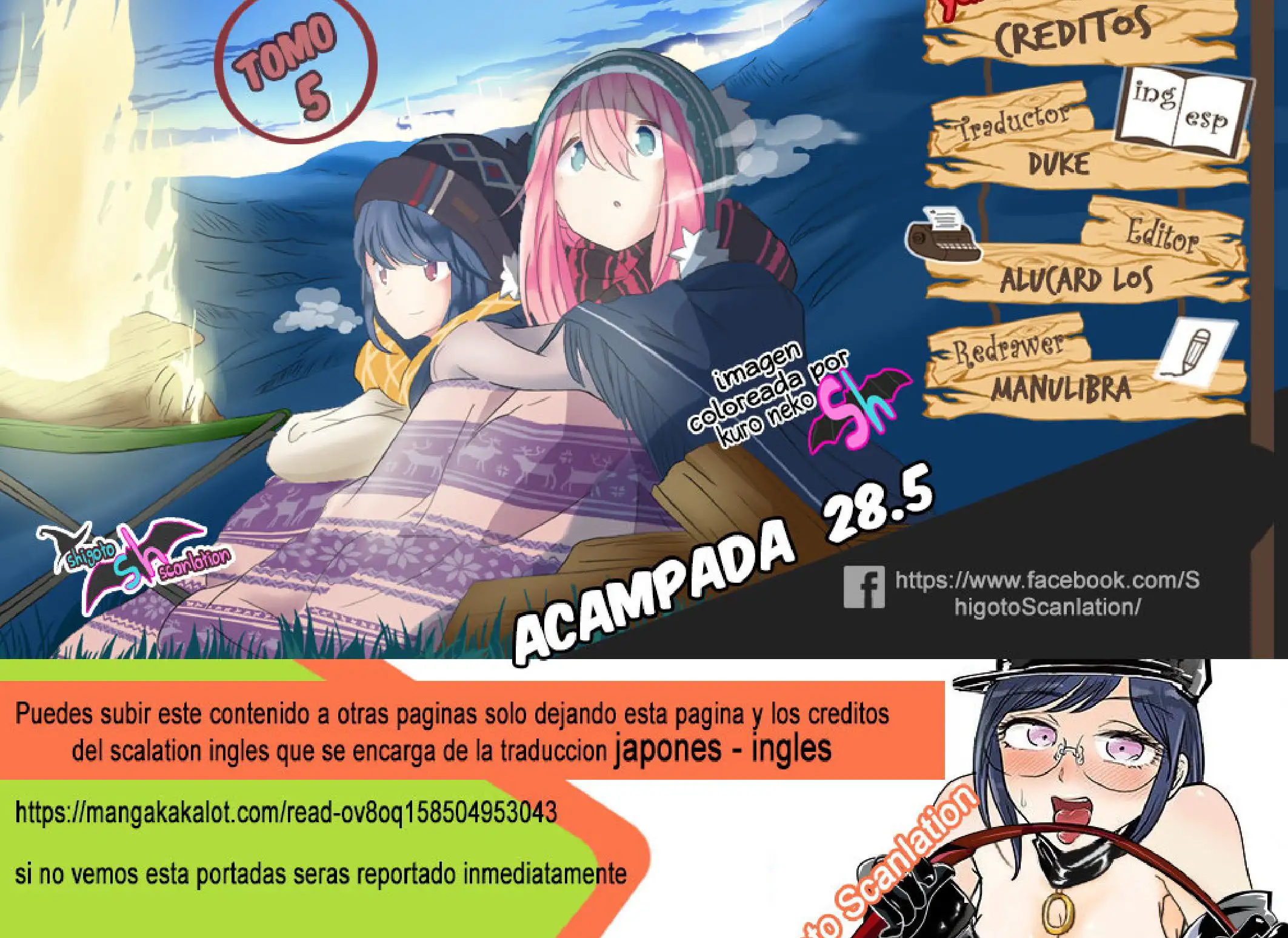 Yuru camp Capitulo 28.5 page 36