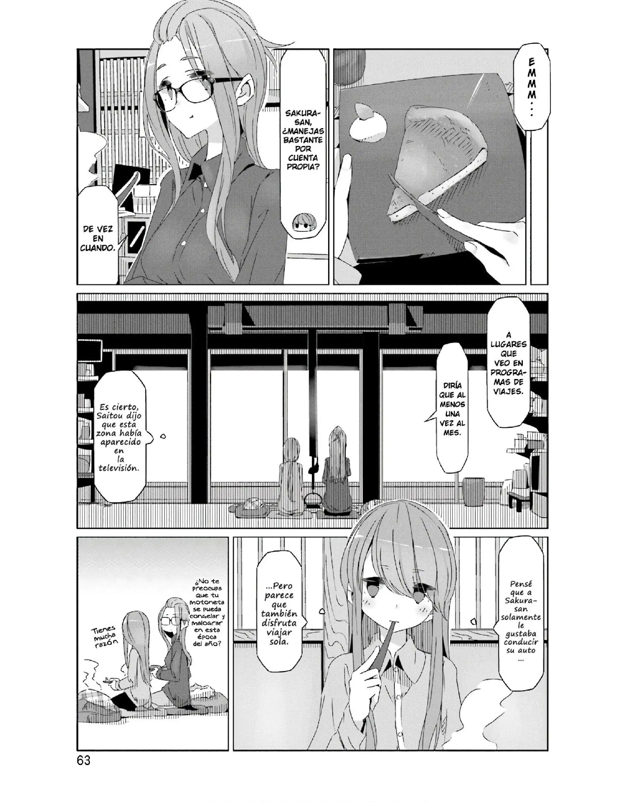 Yuru camp Capitulo 37 page 8