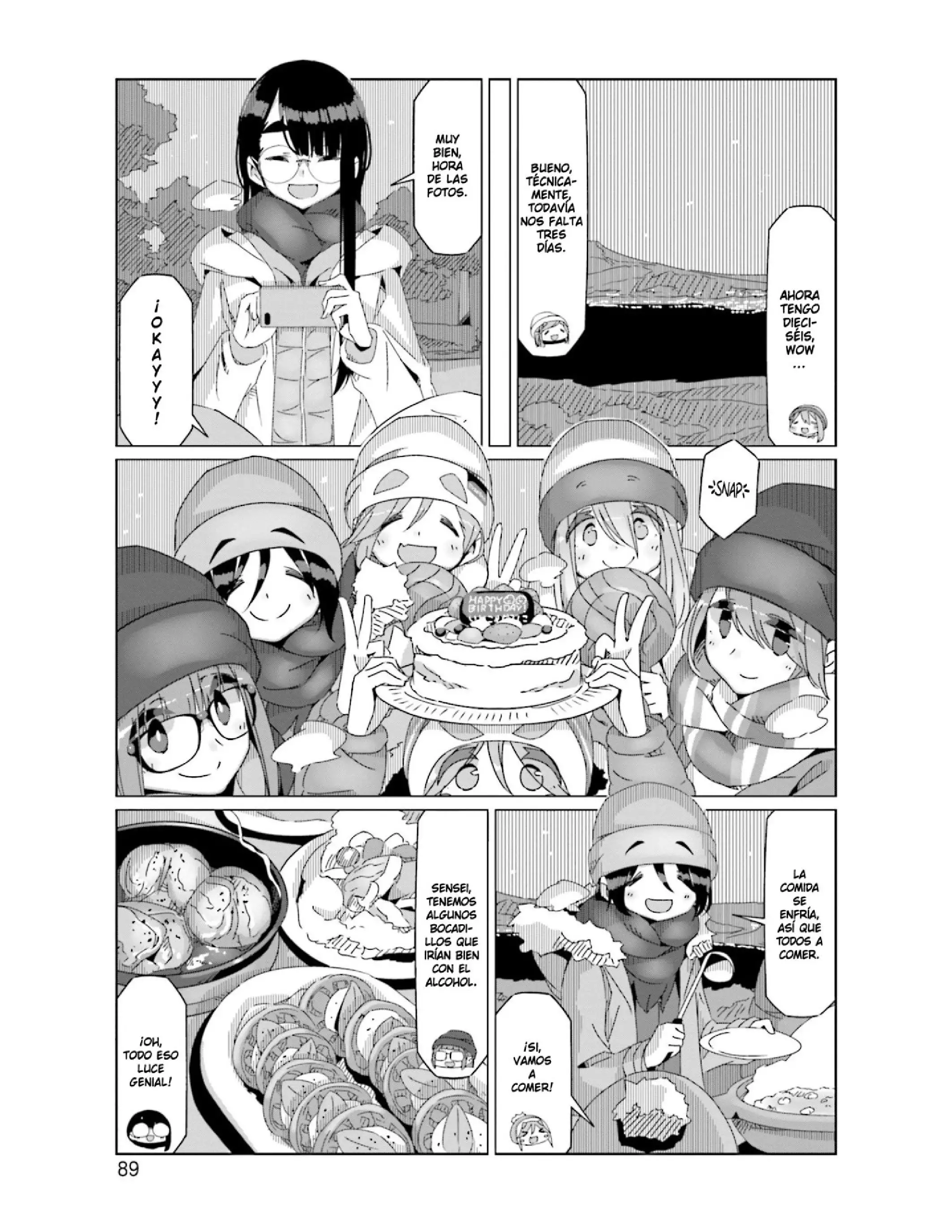 Yuru camp Capitulo 50 page 9