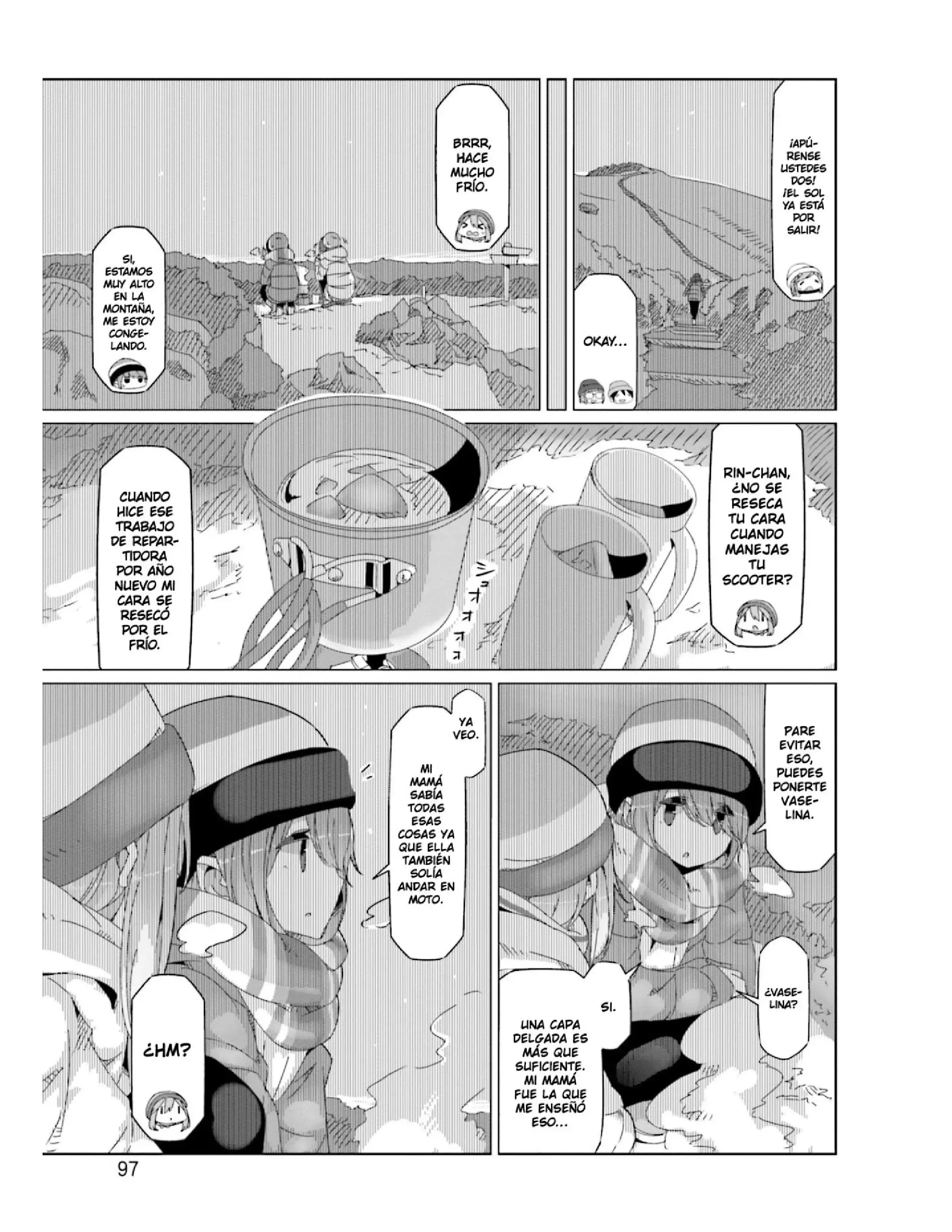 Yuru camp Capitulo 50 page 17