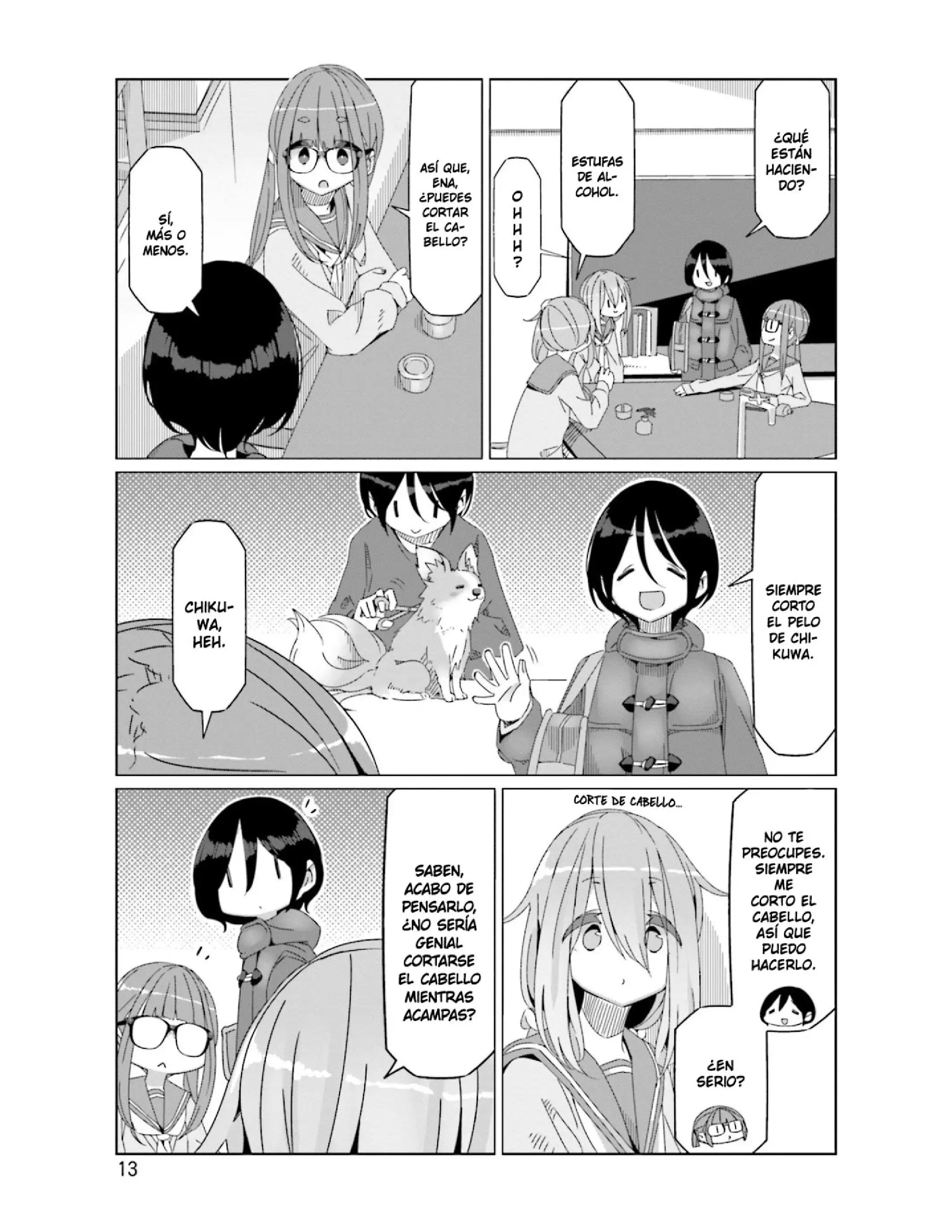 Yuru camp Capitulo 53 page 14
