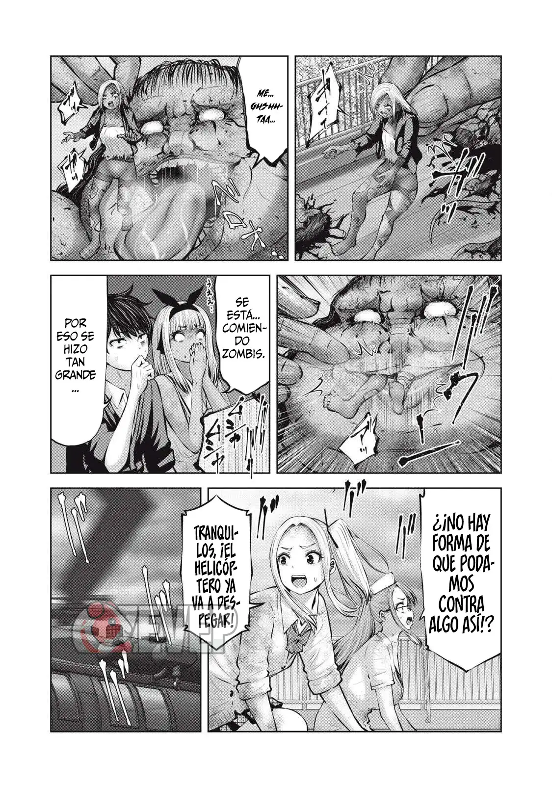 ZOMBIE SEKAI DE HAREM WO TSUKUROU Capitulo 14.1 page 4